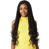 Sensationnel Cloud 9 Glueless HD 4X4 Braided Lace Front Wig - BOX FRENCH CURL 30"
